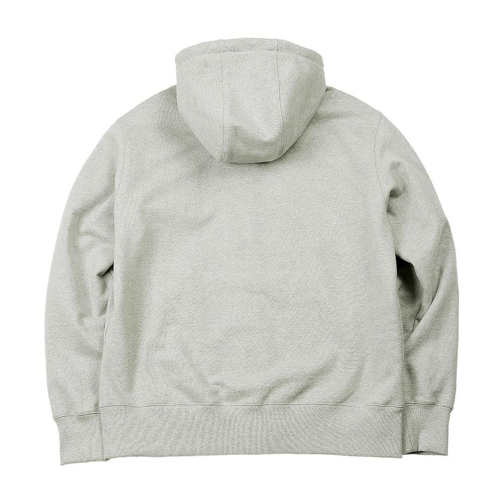 Sortie 2-Way Essential Sweat Hooded Zip-Up (Melange Gray)