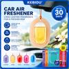 30 Day Long-Lasting Fragrance Enhancing Car Essential Oil Pendant, Breathable Film Hanging Decoration, Car/bathroom/wardrobe & Bathroom Air Freshener
