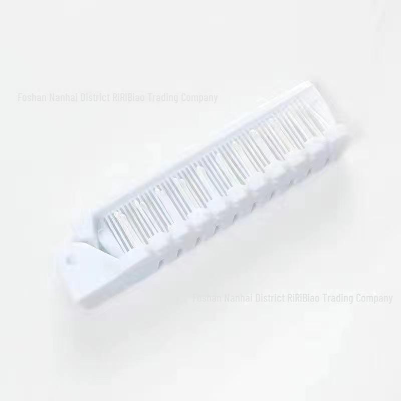 

Портативная антистатическая складная расческа с редкими и густыми зубьями — идеально подходит для путешествий, школы и отелей — без узлов, двухголовая конструкция для женщин. Folding comb (white)