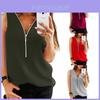 Fashion Women Summer Vest Top Featuring Stylish Sleeveless Design And Comfortable Chiffon Fabric