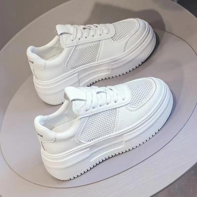 Women's Little White Shoes Comfortable Soft Womens Casual Shoes 2025 New Women's Platform Shoes Sneakers Zapatillas De Deporte
