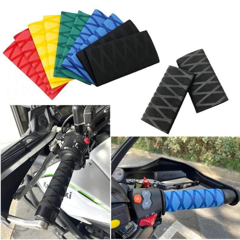 Non-slip Motorcycle Handle Cover Rubber Grip Glove Universal Heat Shrinkable Grip Cover Sleeve For BMW R1250GS R1200GS