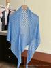 Versatile Summer Ice Silk Shawl for Sun Protection and Air-Conditioned Rooms
