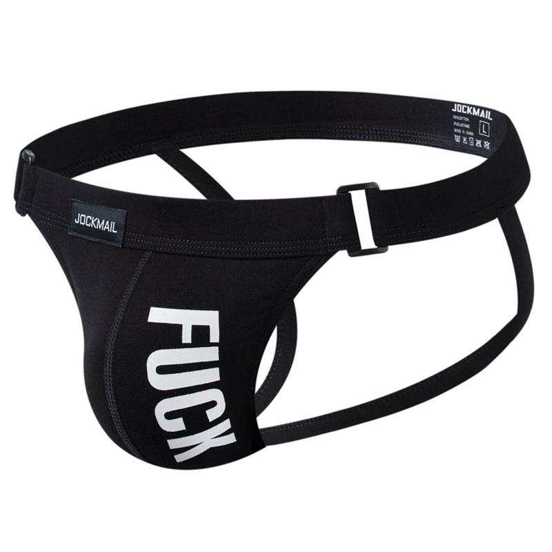 Sospensori JOCKMAIL Cotone Fibbia Decorativa Stampa Lettere Vita Bassa Sexy Perizoma da Uomo Intimo Semplice Quotidiano Casual Vita Bassa Mutande Sportive