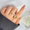 Retro Fashion Ring Open Dinosaur Ring Trend Lightning Ring Simple Couple Ring Jewelry