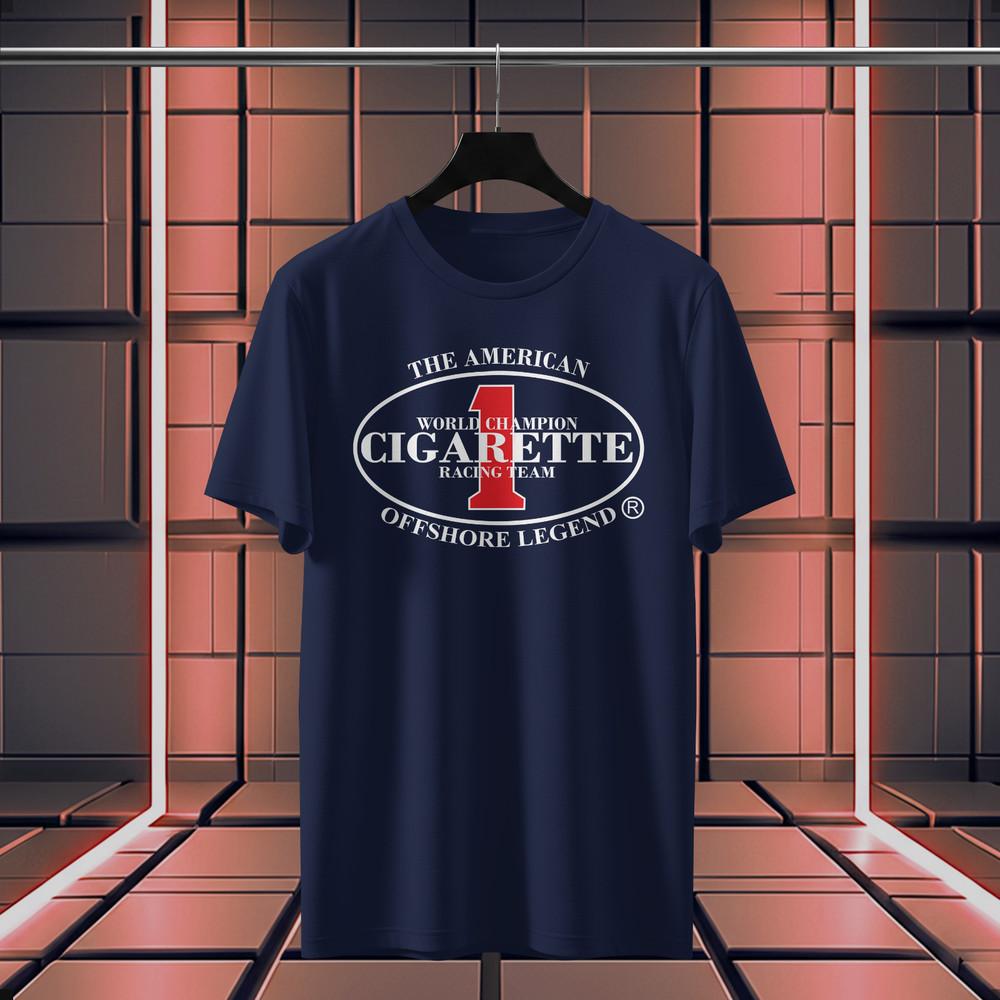 

Смешная футболка с логотипом CIGARETTE RACING TEAM, размер S-5XL, сделано в США, унисекс S
