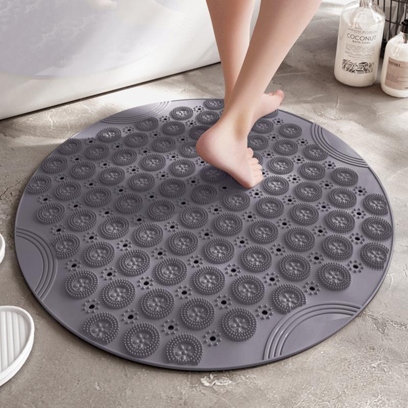 Household Non-slip Mat Bathroom Bath Massage Bathtub With Suction Cup Anti-slip Bath Mat Rug Home Bathroom Carpet Supplies