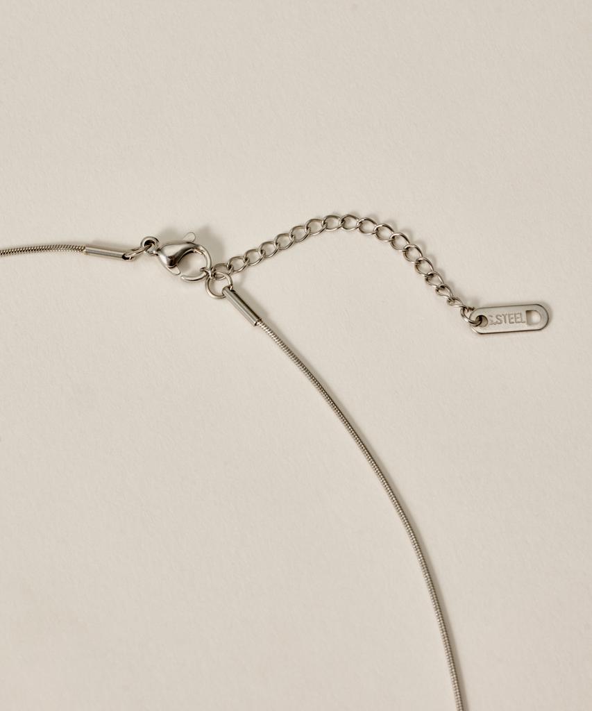 Novice Tokyo Slim Round Chain Necklace Thin Round Chain Necklace [Stainless] / Silver