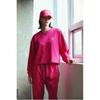 THE GREEN LAB Essential Crop Long Sleeve Tee [Pink]