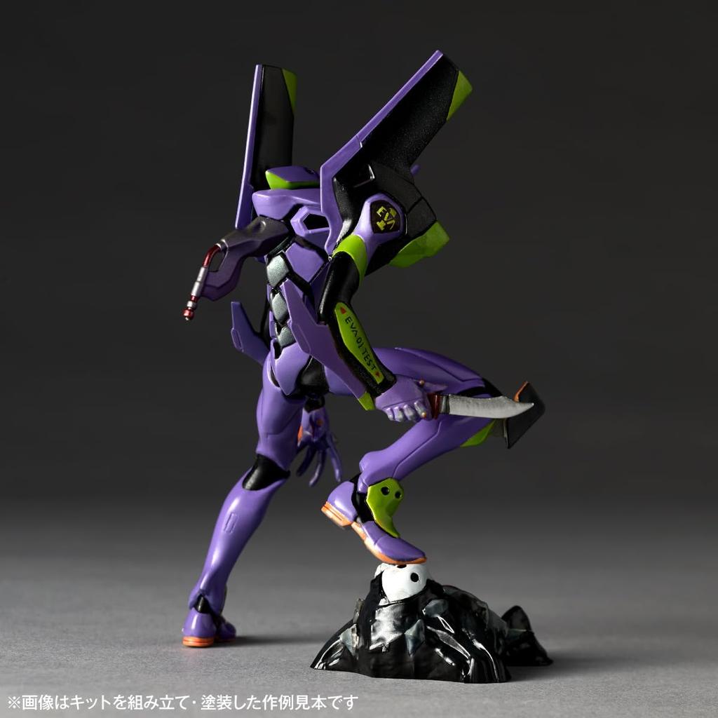 Kaiyodo Artpla SCULPTURE WORKS Evangelion Kai Intercept Unpainted Plastic Model Kit AP052 Unit-01/Unit-02/Unit-00 Tokyo-3 Non-Scale