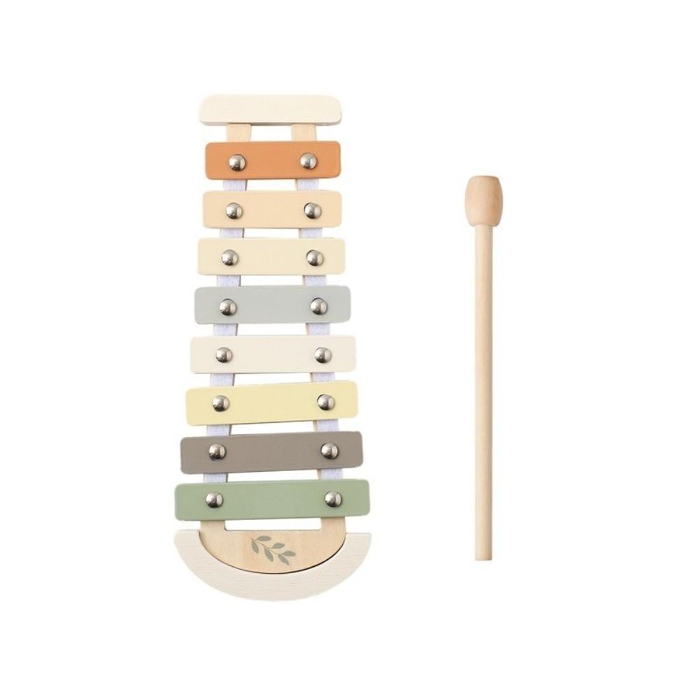 Multicolor Montessori Toy Wooden Xylophone Percussion Wooden Drum Toy Preschool