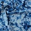 Indigo Dyed Handmade Pure Cotton Tie-Dye Fabric for Tablecloths, Curtains & Creative Decor.