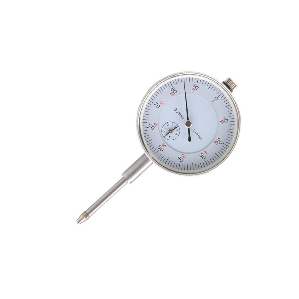 Dial Indicator Accurate 1"/0.01mm Anytime Tool White Face with Black Markings