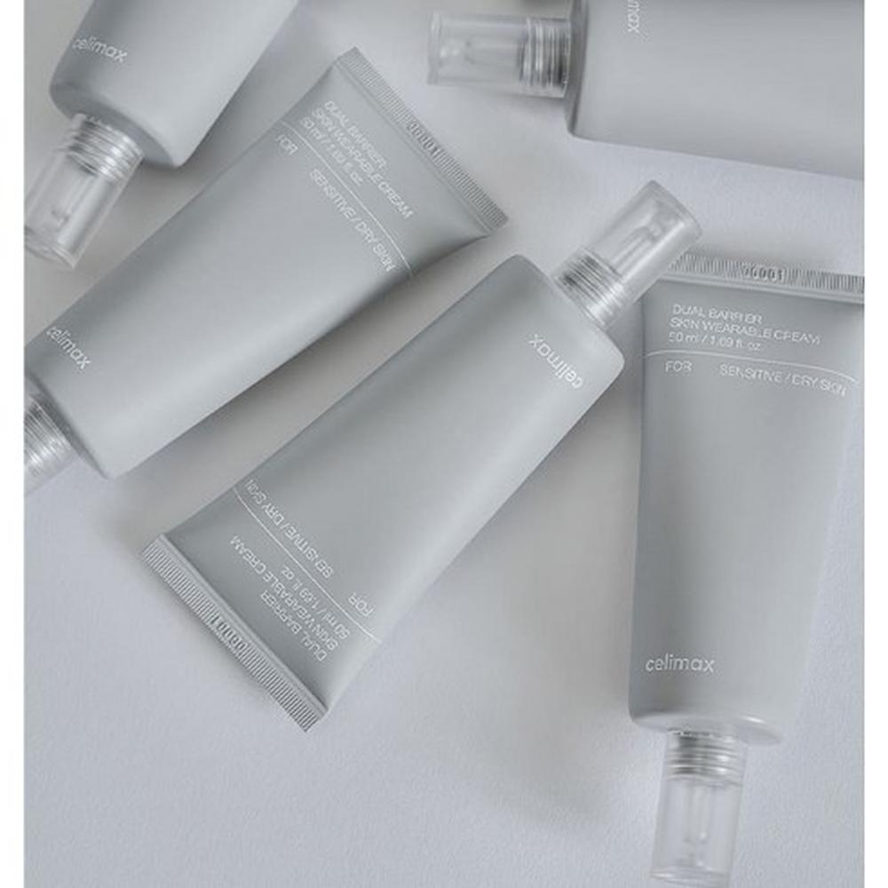 CELIMAX Dual Barrier Skin Wearable Cream 50ml – Barrier Strengthening, Moisture Care, Korean