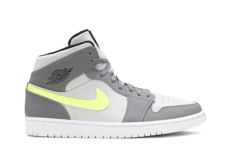 Jordan 1 Mid Gunsmoke Volt Men's Sneakers