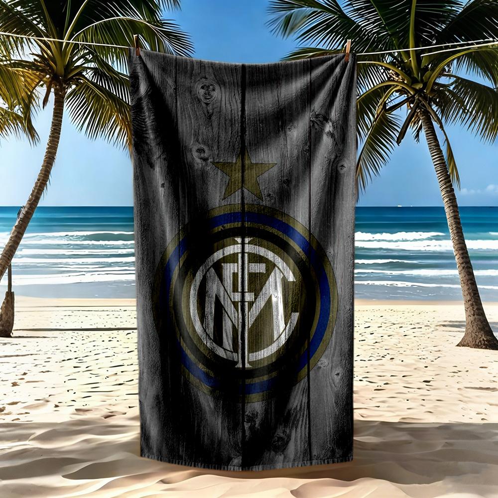 Inter Milan Beach Towel High Absorbency Quickdry Comfortable Lightweight