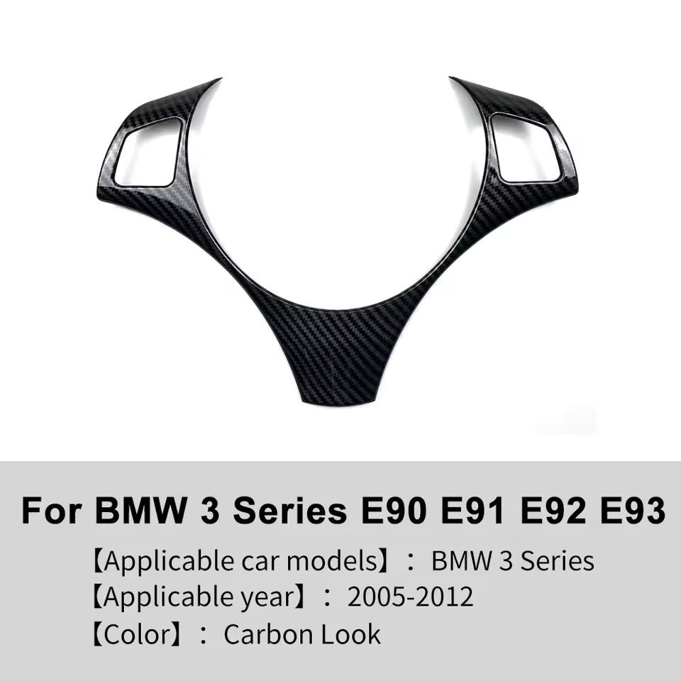 

Салон автомобиля Украшение руля Крышка Отделка для-BMW 3 серии E90 E92 E93 2005-2012 LHD Автомобили Аксессуары Запчасти B