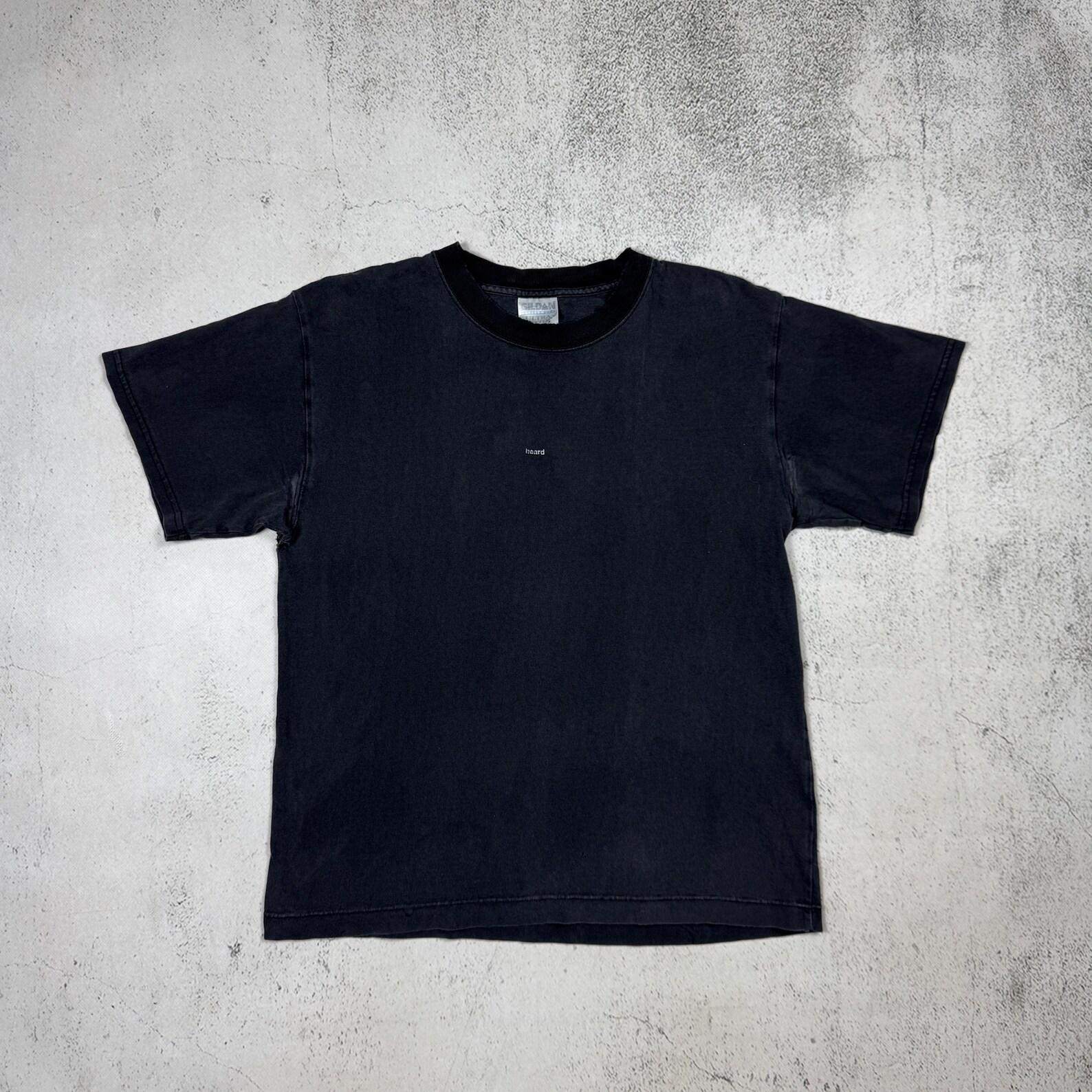 Vintage 90s Spock’s Beard Distressed Tee Shirt Size L Faded Black S