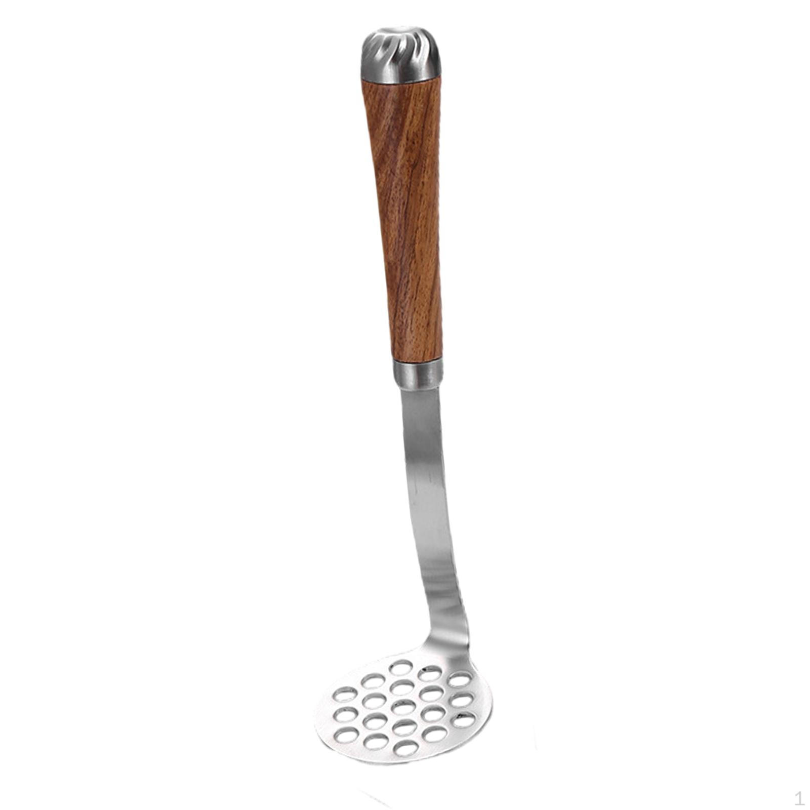 Durable Stainless Steel Potato Masher - Efficient Kitchen Tool for Smooth Mashed Potatoes A