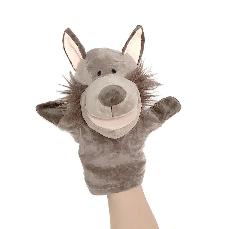 Kids Plush Finger Puppet & Hand Puppet Popular Activity Boy Girl Role Play Bedtime Story Props 3D Animal Decompressing Toy Doll