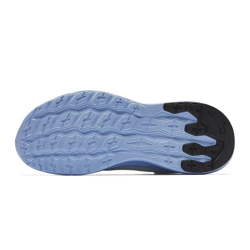 Anta Yichun Simple Versatile Rebound Lightweight Breathable Low-Top Casual Running Shoes Women Sneaker White Blue 922545531-3