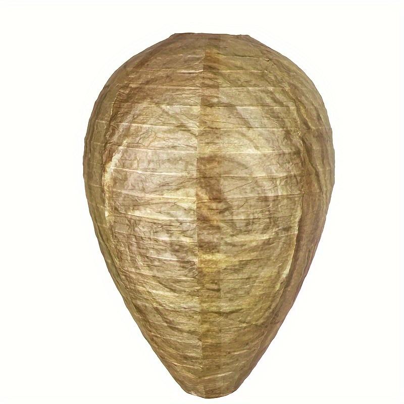 Outdoor Wasp Nest Driver Bee Swirling Fabric Paper Lantern, Egg Shape Hanging Paper Lantern, Trap Trap Bee Wirling Silk Fabric Lantern Water Resistant