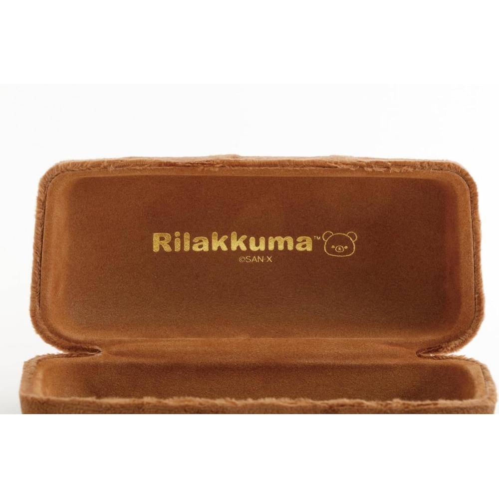 San X  San X  Rilakkuma Plush Glasses Case Rilakkuma Chairoi Bear