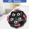 4Pcs Brake-operated Self Adhesive Caster,Heavy Duty 5 Beads Load-bearing,Universal 360° Rotating Wheel,No Noise Furniture Pulley