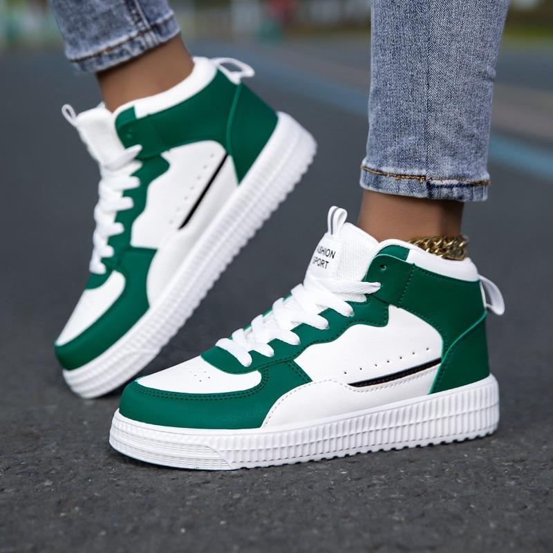 Buty Damskie Buty Sportowe Damskie Wygodne Białe Sneakersy Sznurowane Damskie Casualowe Buty do Chodzenia Sportowe Buty Damskie