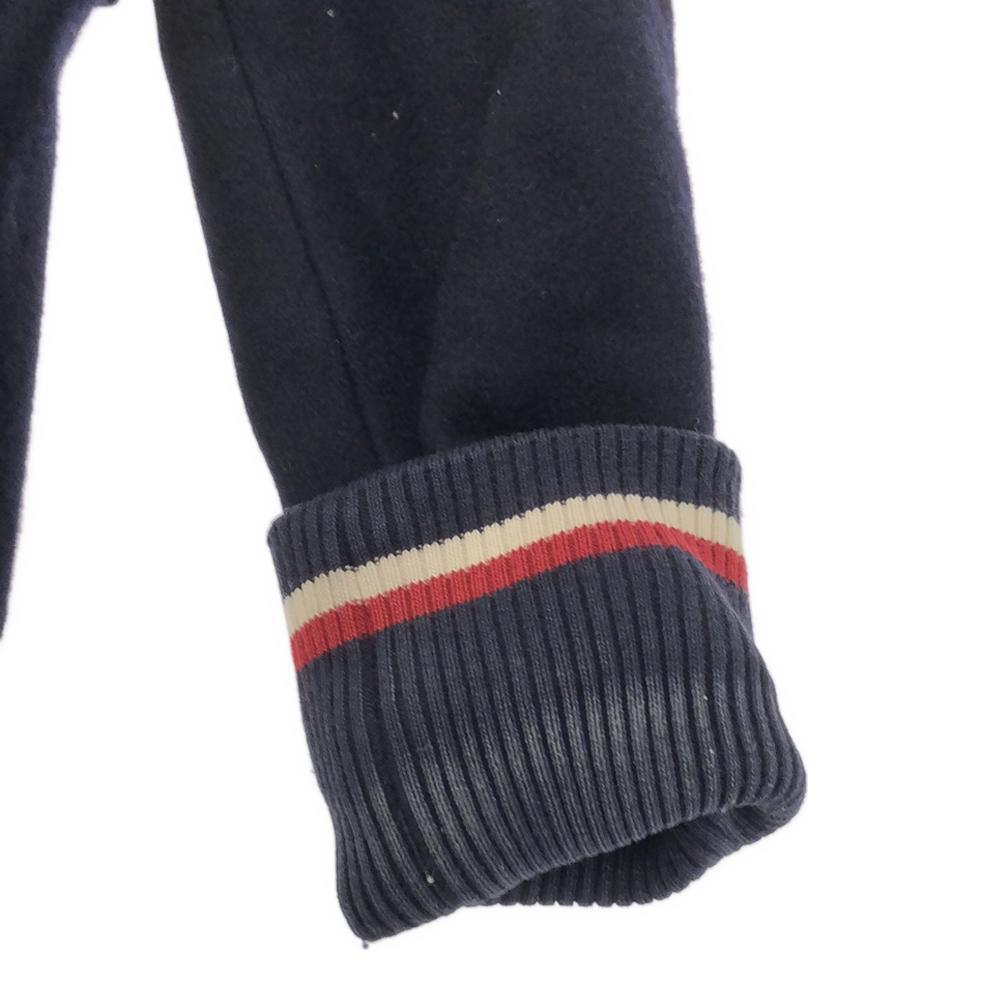 Fred Perry Wool Blend Pea Coat S Navy Women Used