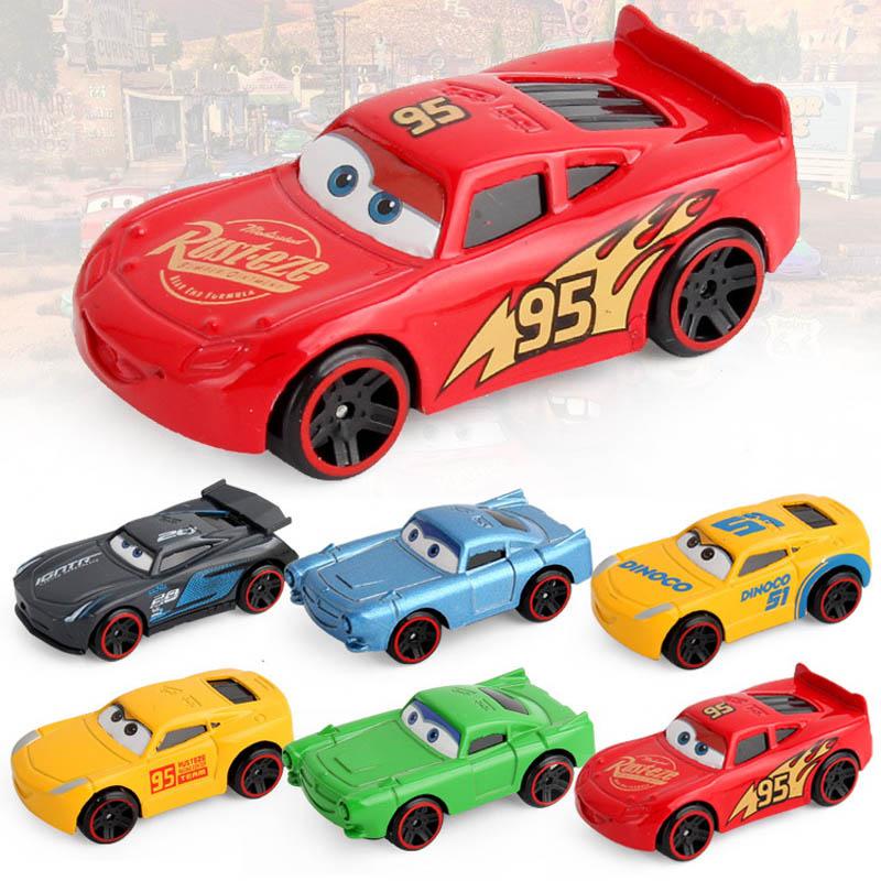 BIG SALE!!! Lightning McQueen Diecast Metal Alloy Cars Toys Cartoon Movie Vehicle Model Enligten Action Figure Toys For Children