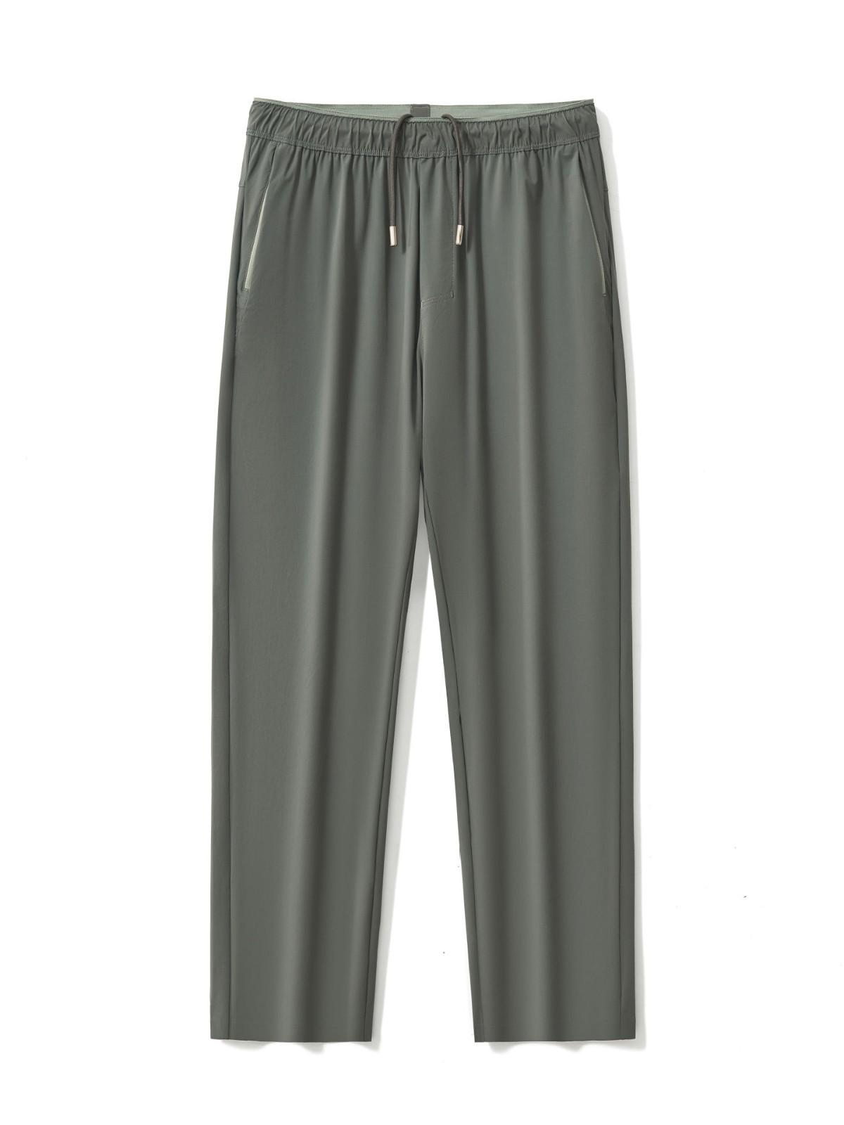 Bird House Men s Quick-Dry Slim-Fit Woven Sports Pants with Four-Way Stretch L