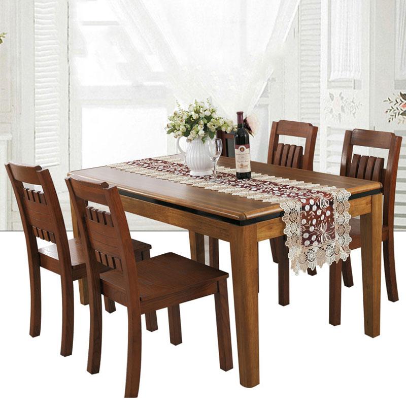 High Quality Lace Embroidery Home Table Runner Living Room Dining Table Hollow Cover Towel Hotel Banquet Decoration Table Runner