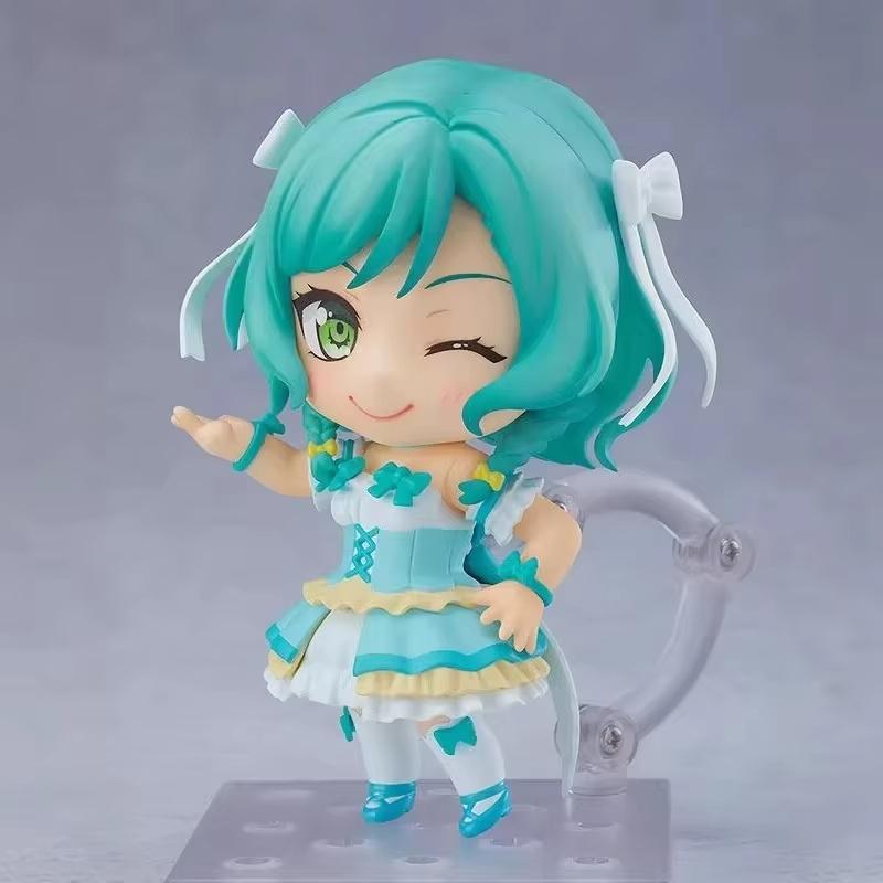 New Bang Dream Hikawa Hina Q Version Figure Collectible Desktop Movable Model Doll Set Toy Birthday Gift Regular Edition