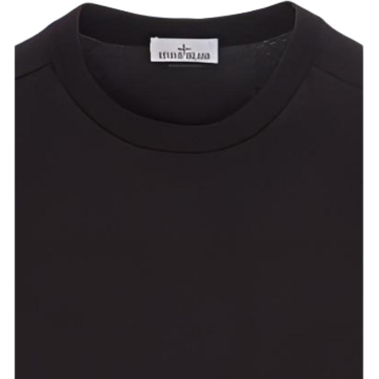 STONE ISLAND Felpa Casual Girocollo Monocolore Ss23 Uomo felpa Blu Scuro 101563750-A0020