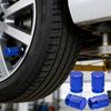4Pcs Premium Tire Valve Stem Caps with O Rubber Seal, Universal Dustproof Car Air Stem Covers for Cars Bikes & All Vehicles