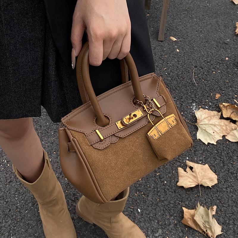 IELGY Ladies Messenger Bag Autumn Winter Retro Merad Brown Bag