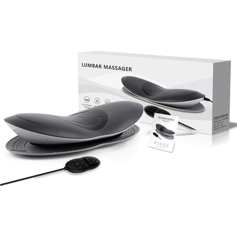 

Lower Back Massager with 2 Modes Massage Electric Waist Massager Lumbar Traction Device Present for Women Men Mom Dad 1