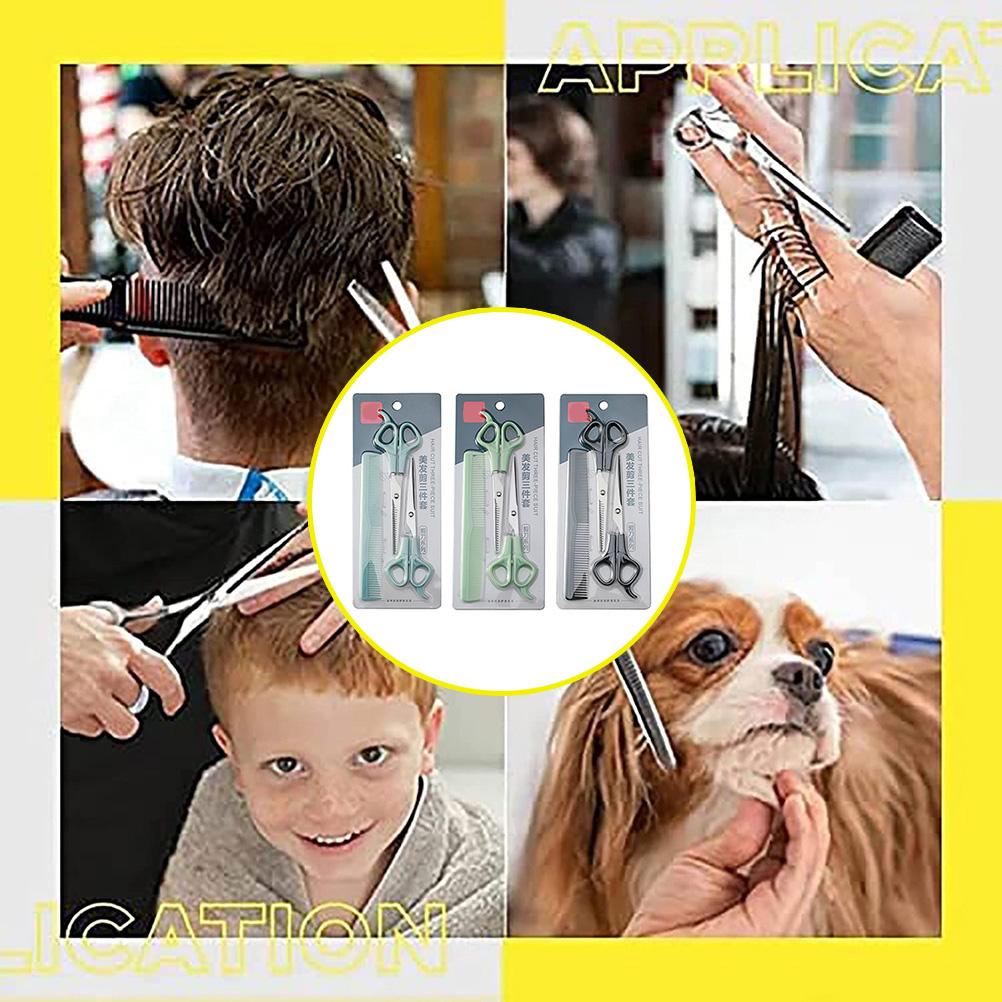 Hair Cutting Scissors Shears Kit Hairdressing Scissors Set Home Haircutting Barber Salon Thinning