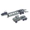 1ks 1/72 Sada návěsu, tahače, vojenského vozidla, bloku, sestavy modelu auta