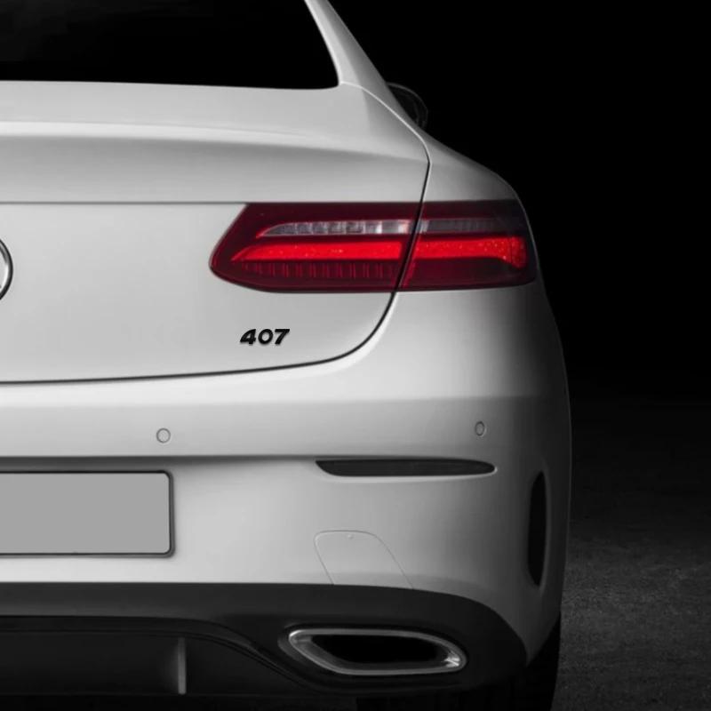 1pcs For q333 107 407 Lettering Sticker Car Badge Logo 3D Metal Trunk Emblem Decoration Accessories Decorative Styling 333q