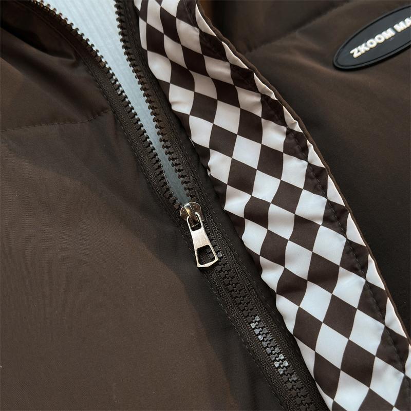 Fashion Winter Woman Short Parkas Stand Collar Loose Thick Warm Jacket Women's Coats