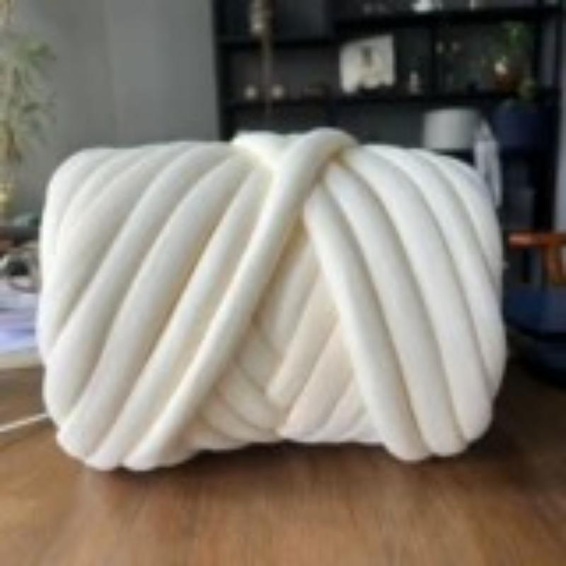500G The New Thick Wool Yarn Core Filling Cotton Cored Hand-knitted Machine Washable Can Not Wash Hair