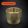 Copper Reducing Threaded Coupling Adapter for Male/Female: 1/2", 3/8", 1/4", 1/8" Connector