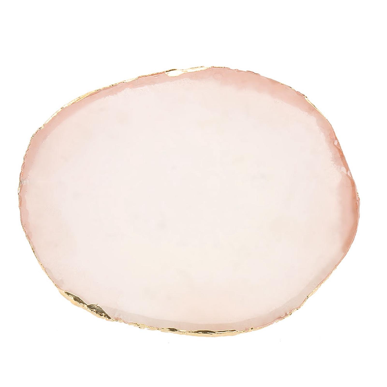 

Палитра для дизайна ногтей из смолы, цветная тарелка для рисования, золотистый край, маникюрный инструмент для ногтей «сделай сам», синий белый