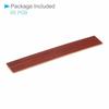 CoCud Dollhouse Flooring, 3.94 Inch Length, Self-Adhesive Wooden Flooring for Miniature Dollhouses, Peel and Stick (Red) - 40 Pieces (For Dollhouse