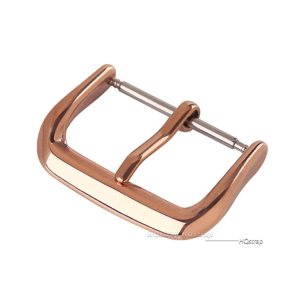 Metal Watch Band Buckle 16mm 18mm 20mm 22mm Men Watchband Strap Buckles Silver Black Gold Stainless Steel Watch Clasp