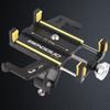 Bicycle Phone Holder Screw Mounted Adjustable Knob Anti-slip Shockproof Aluminum Alloy Phones Fixing Universal Handlebar Motorbike Cell Phone