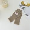 Acrylic Fibers Riding Split Finger Gloves Solid Color Women Gloves New Knitted Gloves