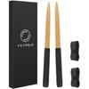 Absdefen My Drumsticks for Taiko No Length Diameter Set of Includes 2 Spare Grip My Easy To Multiple Colors Tatsujin, Approx. 380mm, 20mm, 2, Tapes,